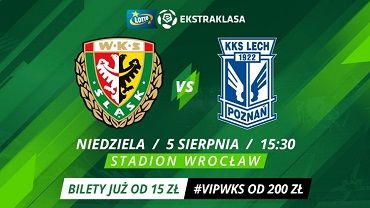 Trwa sprzedaż biletów na mecz Śląska Wrocław z Lechem Poznań
