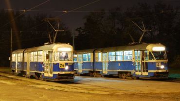 Nocna impreza tramwajowa w 15. rocznicę likwidacji nocnych tramwajów