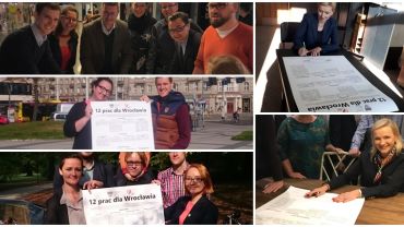 5 kandydatów na prezydenta Wrocławia popiera postulaty aktywistów miejskich