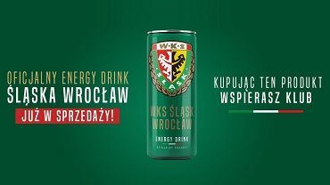 Piłkarski Śląsk Wrocław ma kolejny oficjalny napój