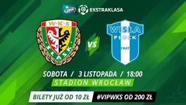 Trwa sprzedaż biletów na mecz Śląska Wrocław z Wisłą Płock