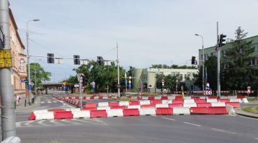 Zmiana organizacji ruchu na granicy Szczepina i Popowic [ZDJĘCIA]