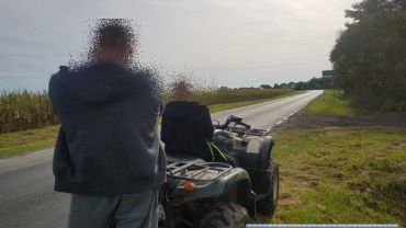 38-latek zafundował synowi przejażdżkę quadem na „podwójnym gazie”