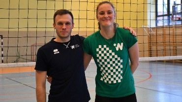 Katarzyna Hyży trenowała z seniorską drużyną #VolleyWrocław