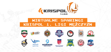 Kluby siatkarskiej KRISPOL 1. Ligi #zostająwdomu, ale nie odpuszczają rozgrywek