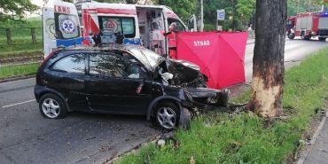 Wrocław: śmiertelny wypadek nad ranem. Utrudnienia trwały kilka godzin [ZDJĘCIA]