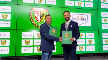Piłkarski Śląsk kontynuuje współpracę ze sponsorem. POS-BET na dłużej z WKS-em