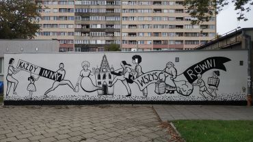 Nowy mural we Wrocławiu. Promuje tolerancję dla inności