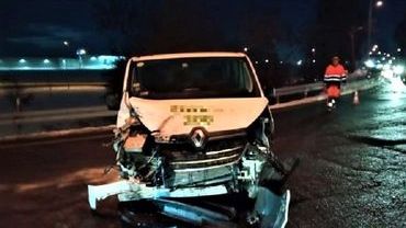 Wypadek pod Wrocławiem. Jedna osoba ranna