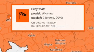 Nowy alarm dla Wrocławia. Znów będzie wichura!