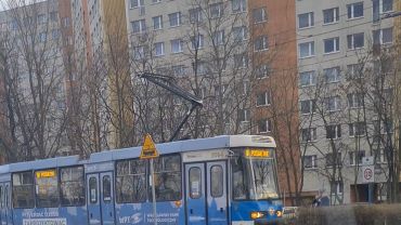 Wrocław: Na Żmigrodzkiej tramwaj zderzył się z samochodem [ZDJĘCIA]