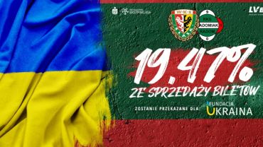 WKS przekaże Fundacji Ukraina 19,47 proc. dochodu z biletów na mecz z Radomiakiem
