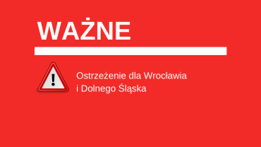 Pomarańczowy alert dla Wrocławia: Silne burze i wichury. Może nie być prądu