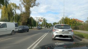 Kłopoty kierowców na Grota Roweckiego we Wrocławiu