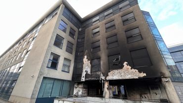 Wrocław: Pożar budynku Uniwersytetu Przyrodniczego. Trwa szacowanie strat [ZDJĘCIA]