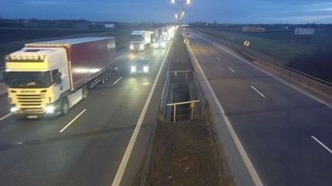 Wrocław: Zablokowana autostrada A4 w stronę Katowic