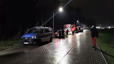 Wrocław: Dachowanie busa z Ukraińcami. Jedna osoba ranna