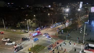 Wrocław: Wypadek przy galerii Wroclavia. Utrudnienia w ruchu tramwajów