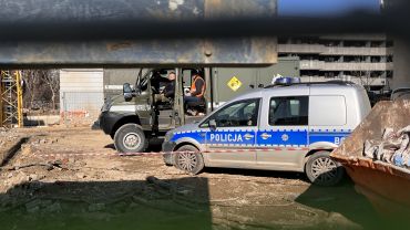 Akcja saperów we Wrocławiu. Na budowie znaleziono bombę lotniczą