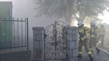Wrocław: Pożar na Brochowie. Ulica była zablokowana
