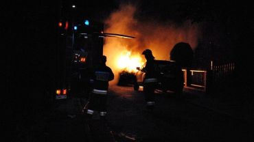 Wrocław: Nocny pożar na Gaju