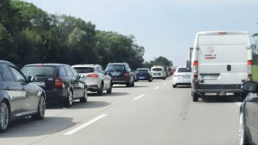 Wrocław: Karambol na autostradzie A4. Trzy osoby ranne, droga zablokowana