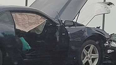 Wypadek na zjeździe z A4 na Kostomłoty. Jedna osoba poszkodowana