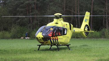 Akcja ratunkowa pod Wrocławiem. Lądował helikopter
