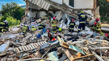 Katastrofa na Dolnym Śląsku. Dwóch robotników zginęło pod gruzami remontowanego domu