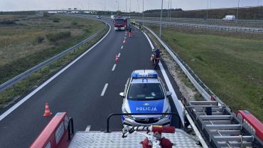 Wypadek na autostradzie do Wrocławia. Gigantyczny korek!
