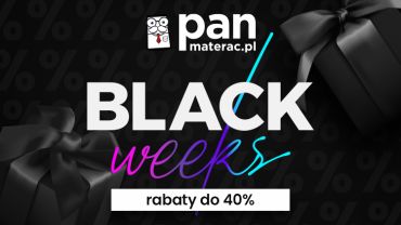 Black Weeks w salonach Pan Materac – rabaty do 40%!