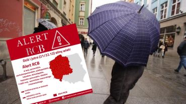 Wrocław: Jest alert RCB. Może wiać nawet 115 km/h!