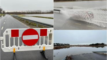 Dwie drogi do Wrocławia wciąż pod wodą, ale Widawa opada