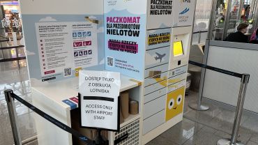 Wrocław: Paczkomat stanął na lotnisku. Uratuje cenny bagaż pasażera