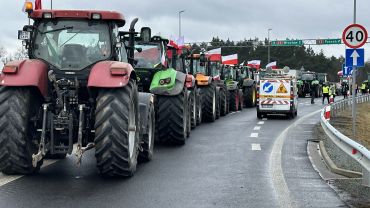 Strajk rolników w piątek: Trwa blokada S5 pod Wrocławiem [23.02.2024]