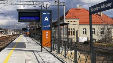 Nowy peron na wrocławskim dworcu kolejowym
