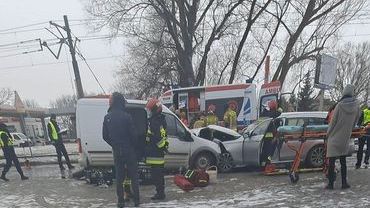 Groźny wypadek na drodze Wrocław Środa Śląska. Są ranni