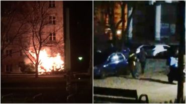 Sylwestrowa seria pożarów we Wrocławiu. Policjanci złapali podpalacza [WIDEO]