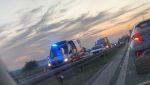Wrocław: Karambol na autostradzie A4. Ciężko ranną 20-latkę zabrał helikopter LPR
