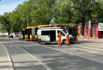 Wrocław: Na Hubskiej autobus zderzył się z busem. Pasażerka w szpitalu [ZDJĘCIA]