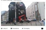Mural czy prokapitalistyczna reklama? Awantura po akcji Mercedesa i reakcja miasta. Będą zmiany w przepisach [ZDJĘCIA, WIDEO], zrzut z Facebooka