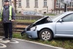 Na ul. Pułaskiego samochód zderzył się z tramwajem [ZDJĘCIA], Magda Pasewicz