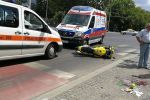 Wypadek przy Dworcu Świebodzkim. Motocykl wpadł w grupę pieszych [ZDJĘCIA], Wojciech Nekanda Trepka