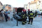 Pożar samochodu w centrum Wrocławia [ZDJĘCIA], 