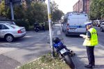 Wypadek na Swobodnej. 26-letni motocyklista trafił do szpitala [ZDJĘCIA], 