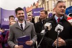 Wrocław: Biedroń i jego partner przedstawili kandydatki i kandydatów do europarlamentu [ZDJĘCIA], 