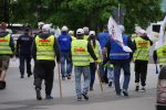 Protest w centrum Wrocławia. Górnicy wysypali węgiel pod „Domem Europy” [ZDJĘCIA], Jakub Jurek