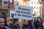 Protest kierowców we Wrocławiu. „Buspasy się buduje, a nie maluje” [ZDJĘCIA], Jakub Jurek