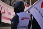 Wrocław: manifestacja przed Kauflandem. Pracownicy żądają podwyżek [ZDJĘCIA], Jakub Jurek