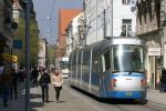 Zepsuty tramwaj blokuje torowisko na Szewskiej, archiwum